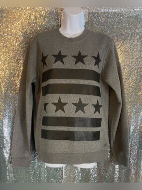 Locked & Loaded Gray Streetwear Sweatshirt Small Men's Women's Unisex Stars Str